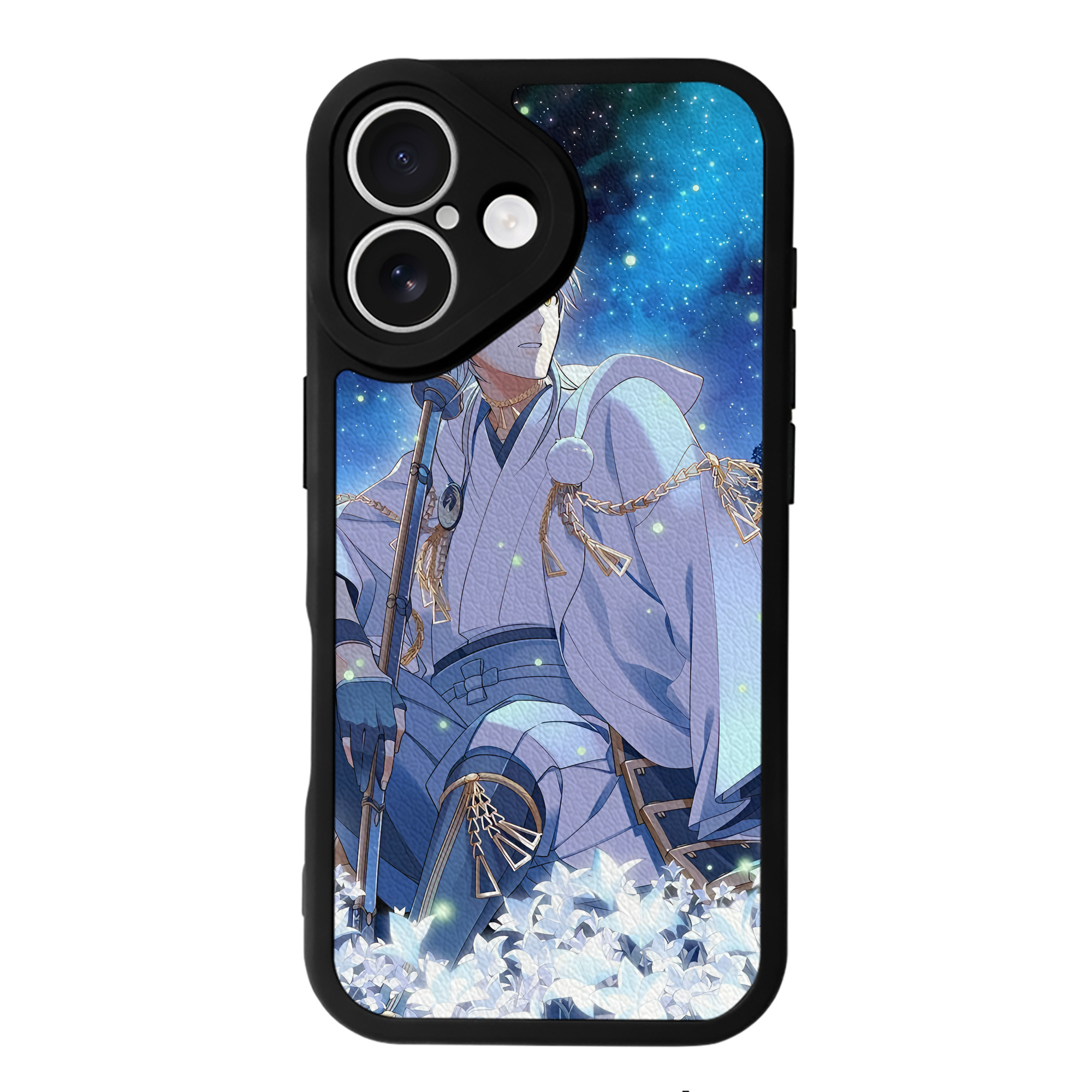 （画像用） 刀剣乱舞 Touken Ranbu 【iPhone 16シリーズ対応】シリコンスマホケース（レザー調） 材質：シリコン